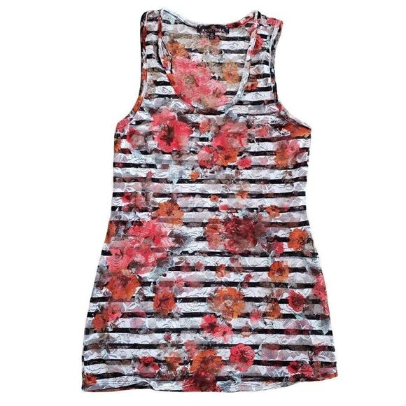 Almost Famous Sheer Tank Camisole sz xl - Picture 2 of 5